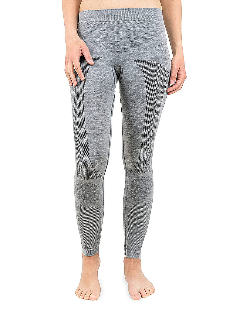 MERINO & MORE Damen Funktionsunterhose lang grau | XL