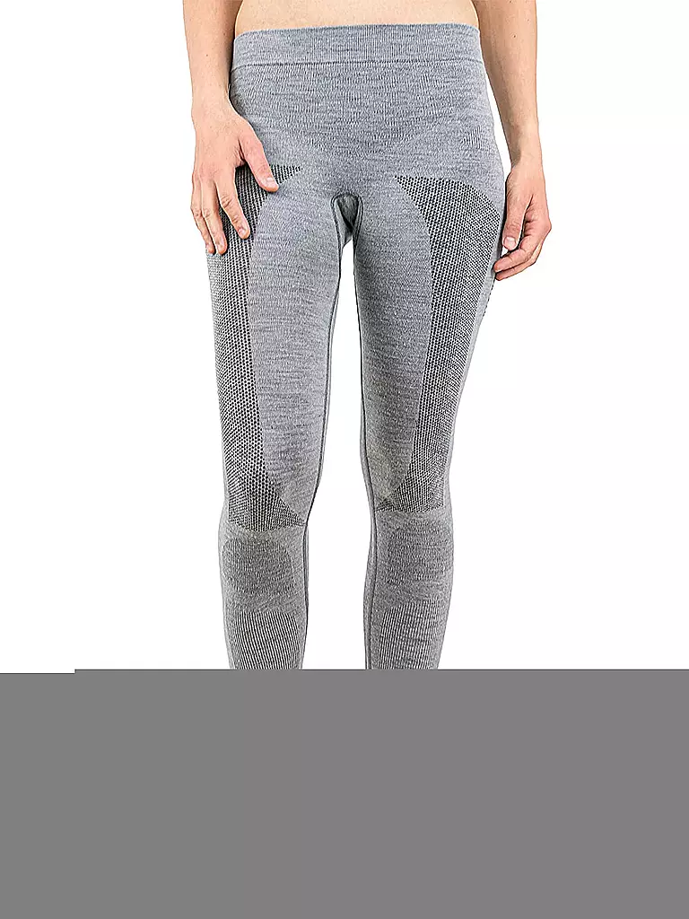 MERINO & MORE | Damen Funktionsunterhose lang | grau