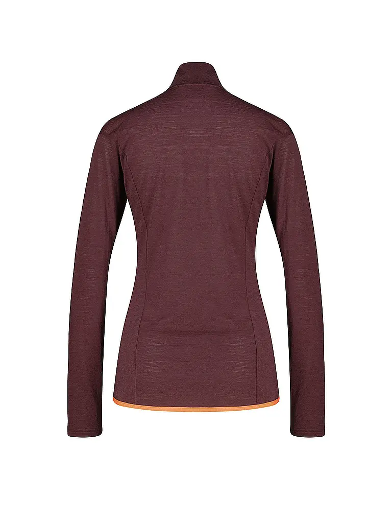 MERU |  Damen Funktions Zipshirt Vordingborg  | braun