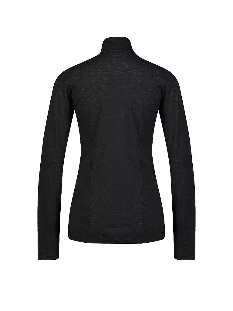 MERU |  Damen Funktions Zipshirt Vordingborg | schwarz
