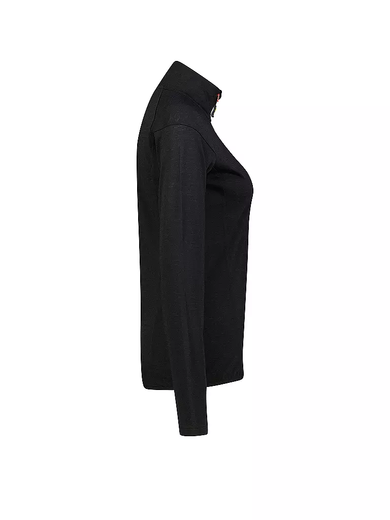 MERU |  Damen Funktions Zipshirt Vordingborg | schwarz