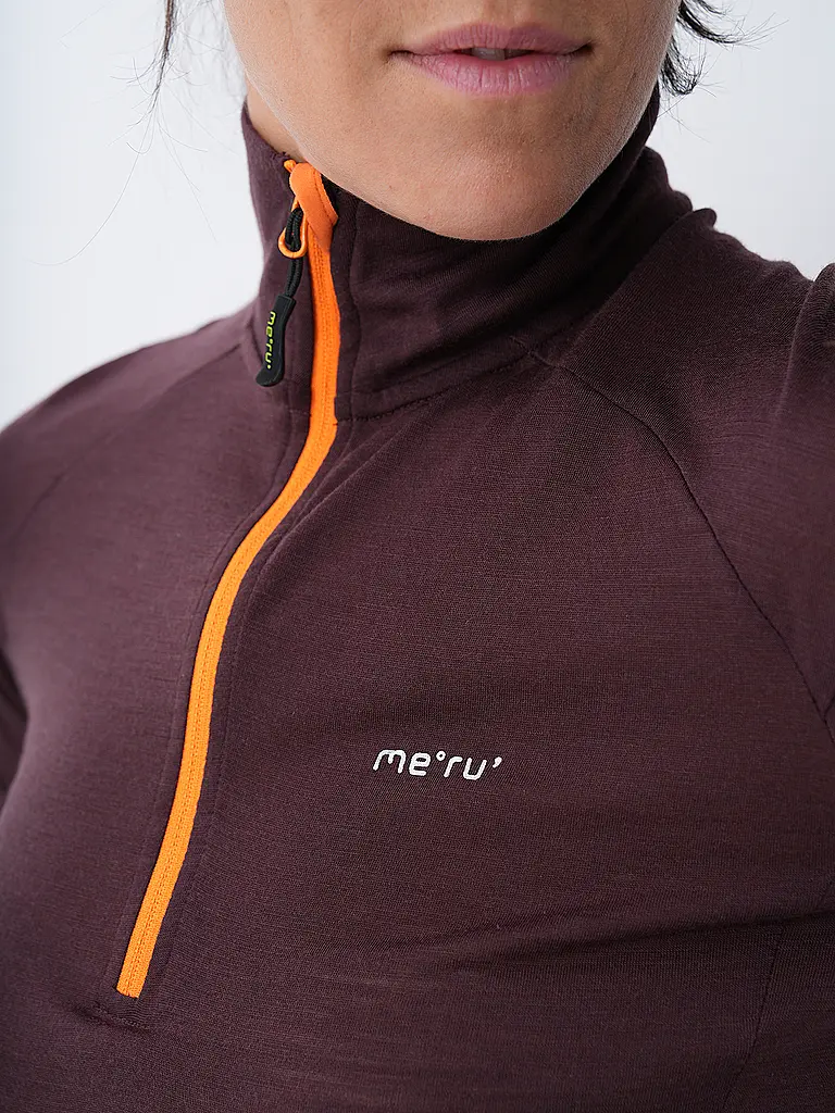MERU |  Damen Funktions Zipshirt Vordingborg | 