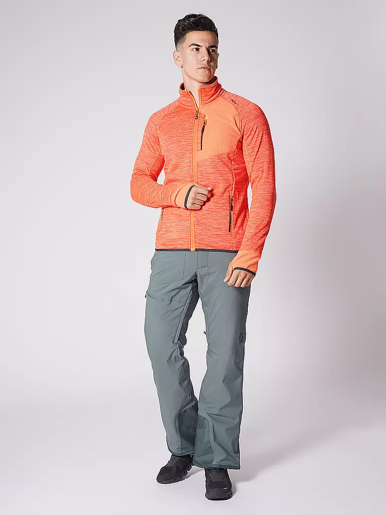 MERU |  Herren Fleecejacke Oldham  | orange