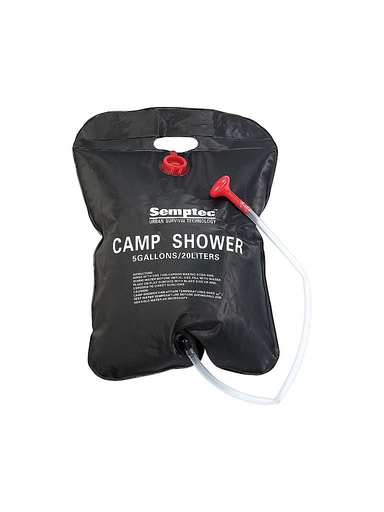 MERU Camping Solardusche schwarz