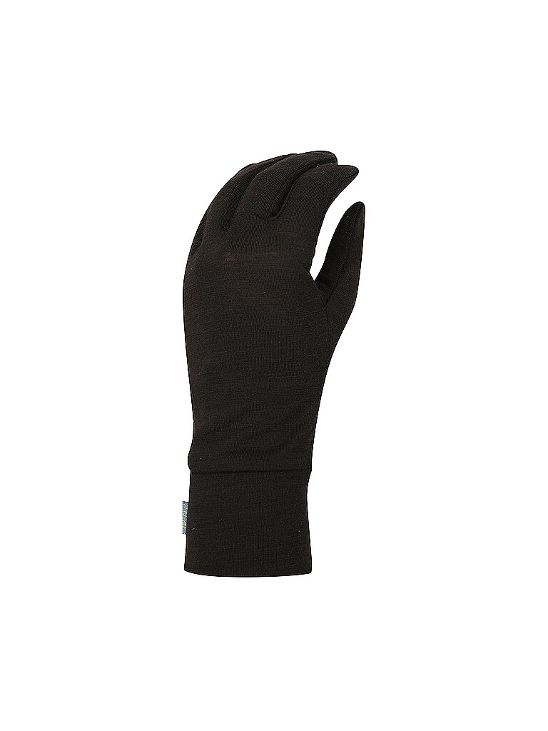 Meru Handschuhe Nuuk Merino Polyester Schwarz