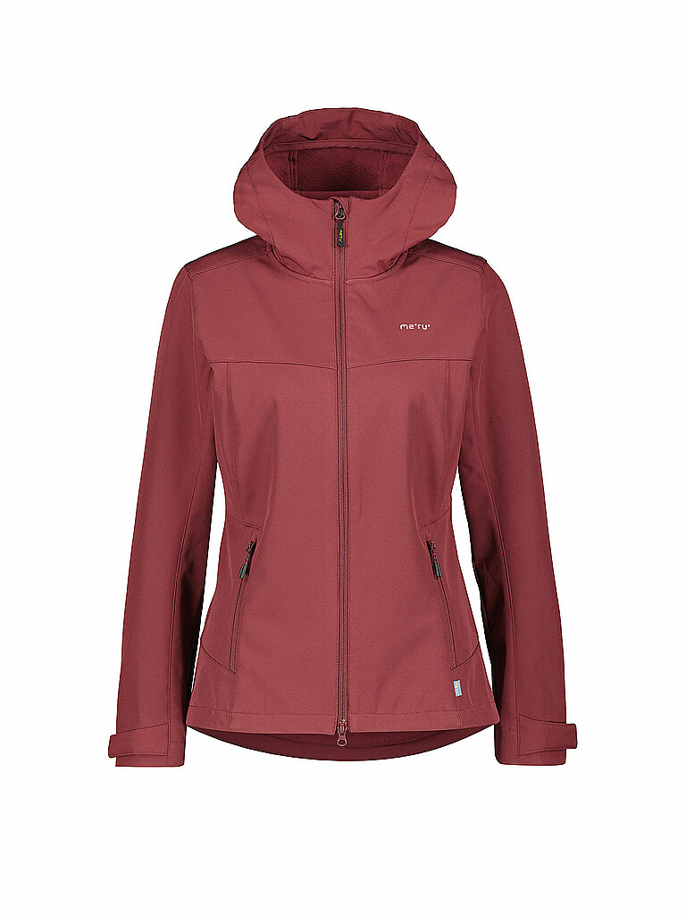 MERU Damen Softshelljacke Toulouse Hoodie dunkelrot | 38