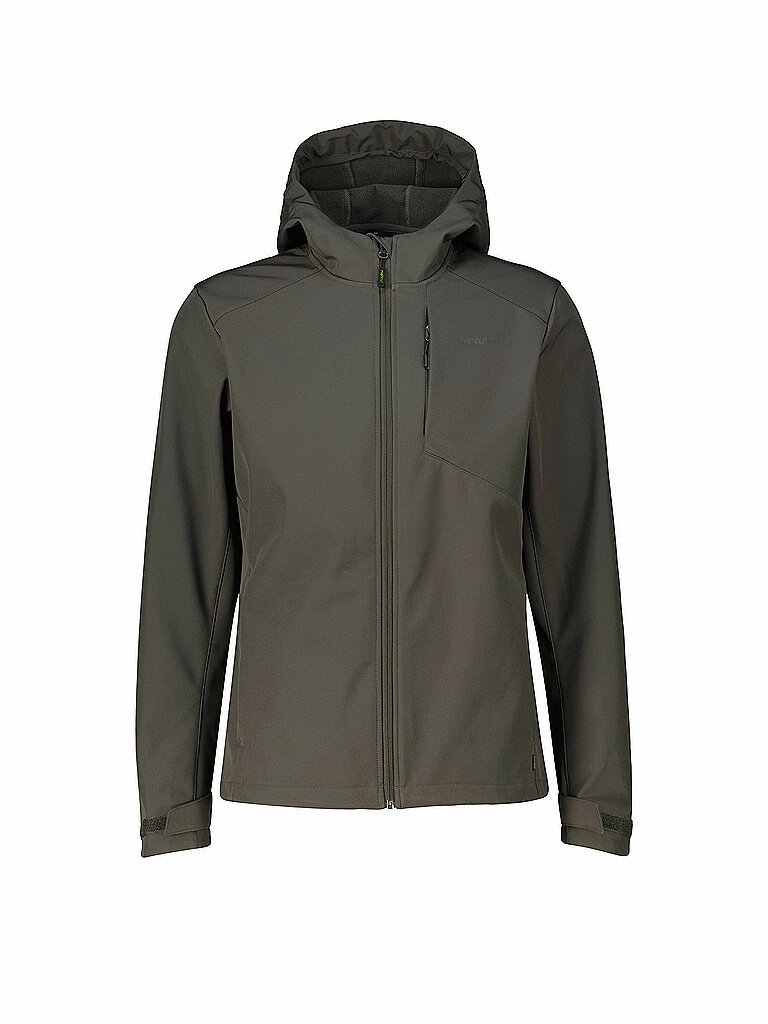 Meru Softshell Toulouse Hoodie Recyceltes Polyester Grau