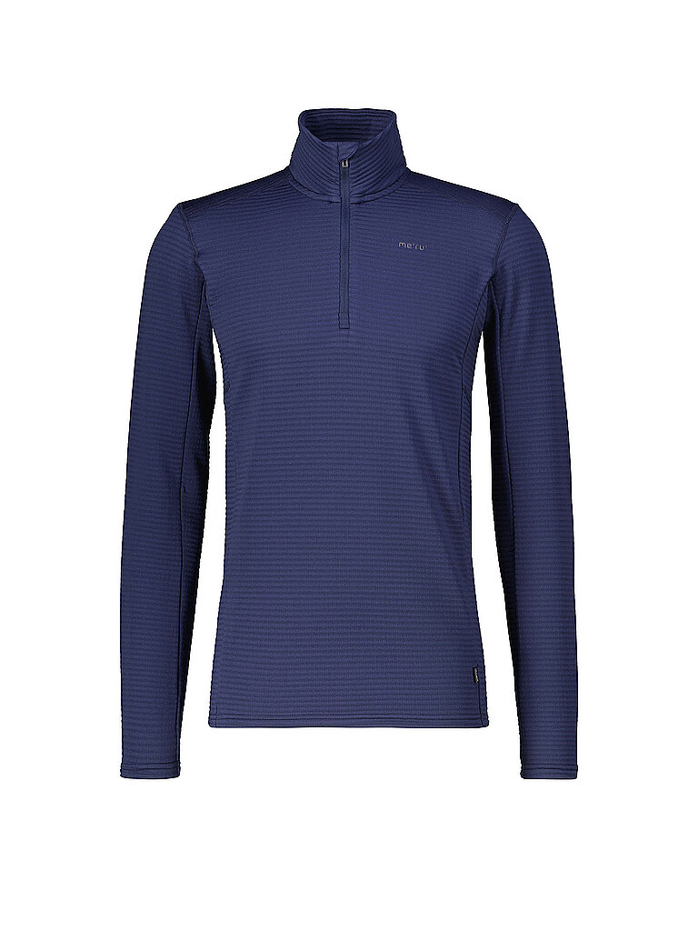 Meru Zipshirt Halfzip Stretch Polyester dunkelblau