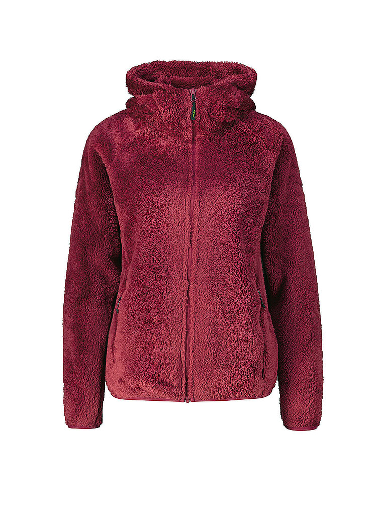 Meru Hoodie Kapuze Warm Polyester Beere