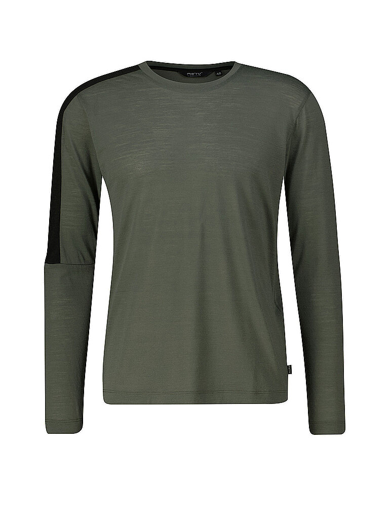 Meru Funktionsshirt Bloxwich Merino-Wolle olive