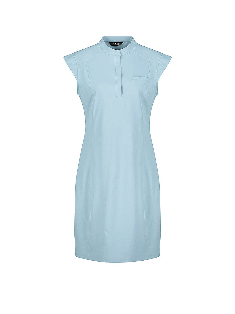 Meru Kleid Gerader Schnitt Polyester-Elasthan Straight Dunkelblau