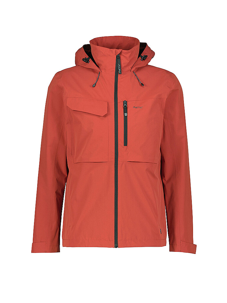 Herren Wanderjacke Abrantes 2L Hoodie dunkelrot 54 M