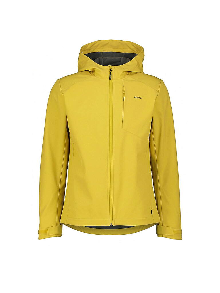 MERU Herren Softshelljacke Bordeaux Hoodie Hoodie gelb | M