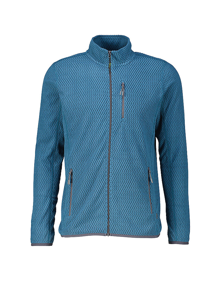 MERU Herren Fleecejacke Calais Jaquard dunkelblau | S