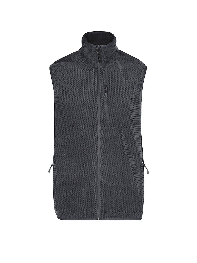 MERU Herren Fleeceweste Ajaccio Jacquard grau | M
