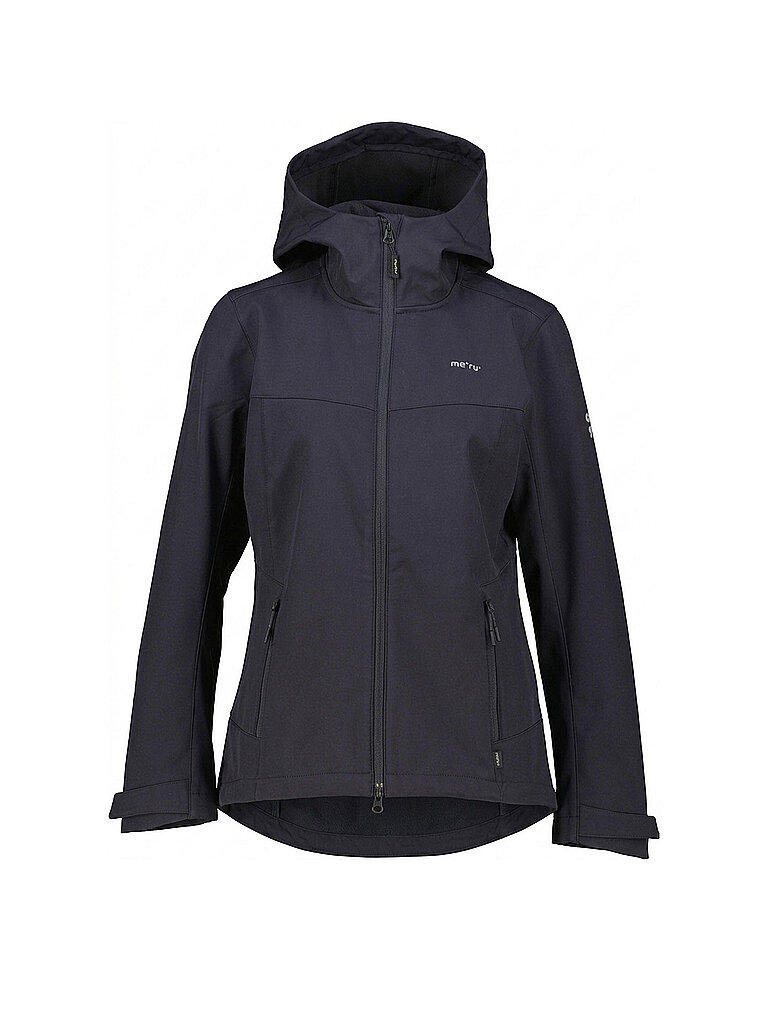 MERU Damen Softshelljacke Bordeaux Hoodie dunkelblau | 36