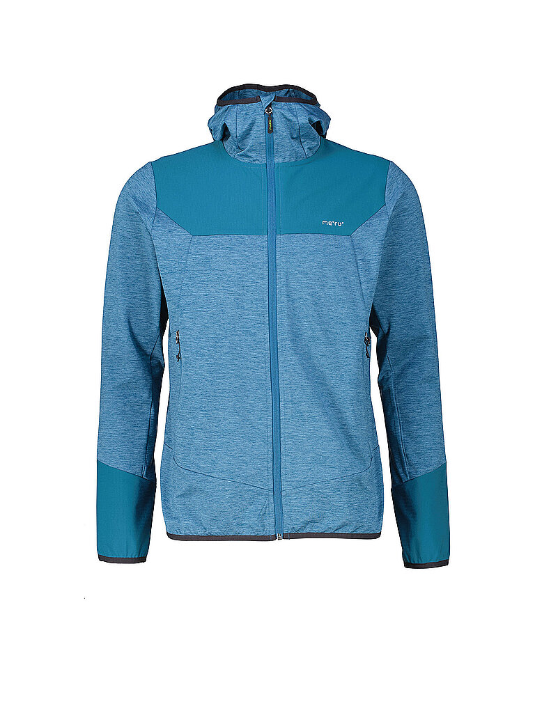 MERU Herren Fleecejacke Faxe Powerstretch Hoodie dunkelblau | M