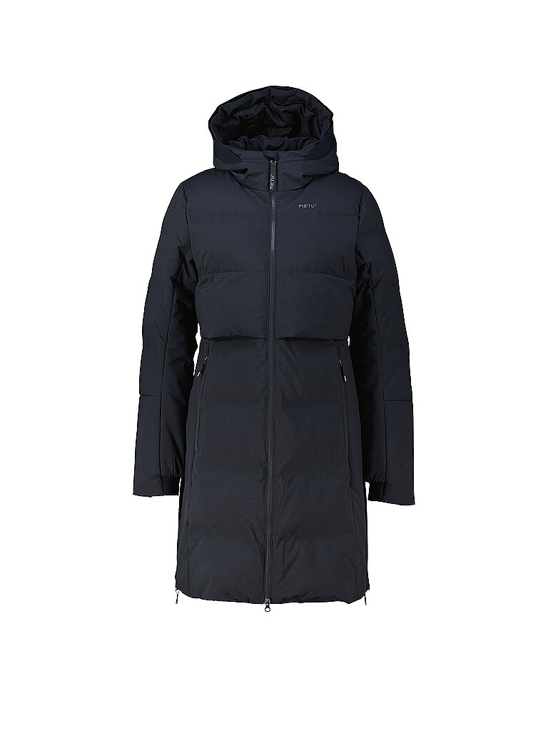 MERU Damen Wintermantel Vetlanda Hoodie grau | 36