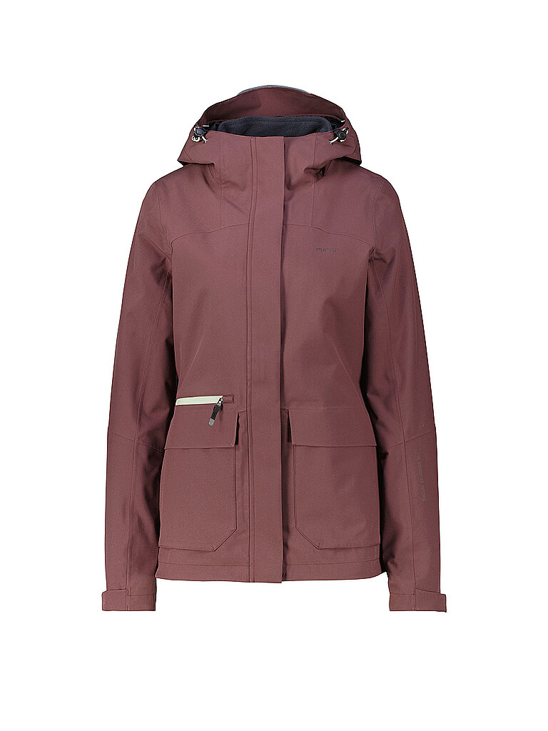 MERU Damen Wanderjacke Arboga 3in1 Hoodie braun | 38