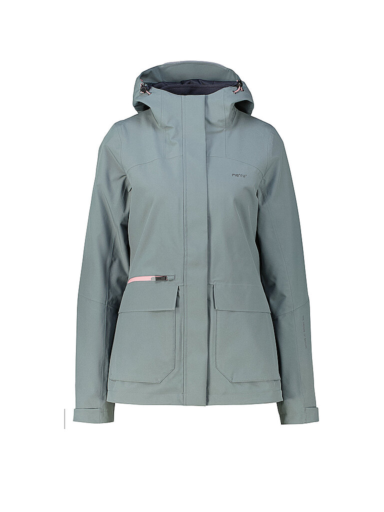 MERU Damen Wanderjacke Arboga 2in1 Hoodie mint | 36