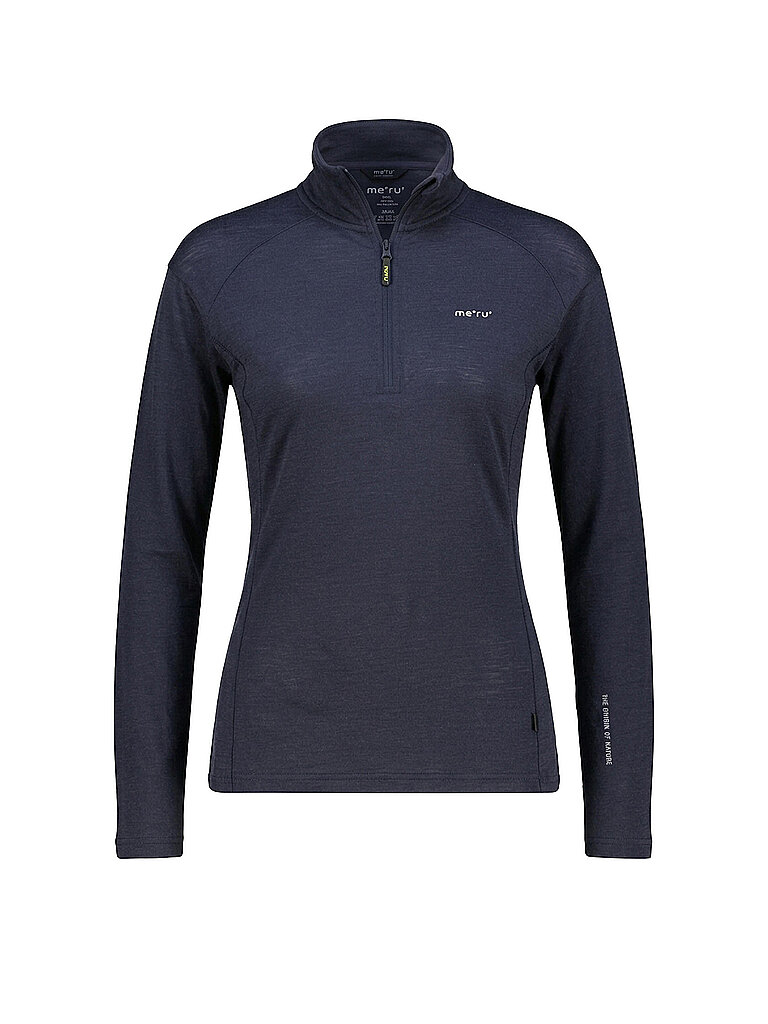 MERU Damen Funktions Zipshirt Vordingborg  dunkelblau | 36