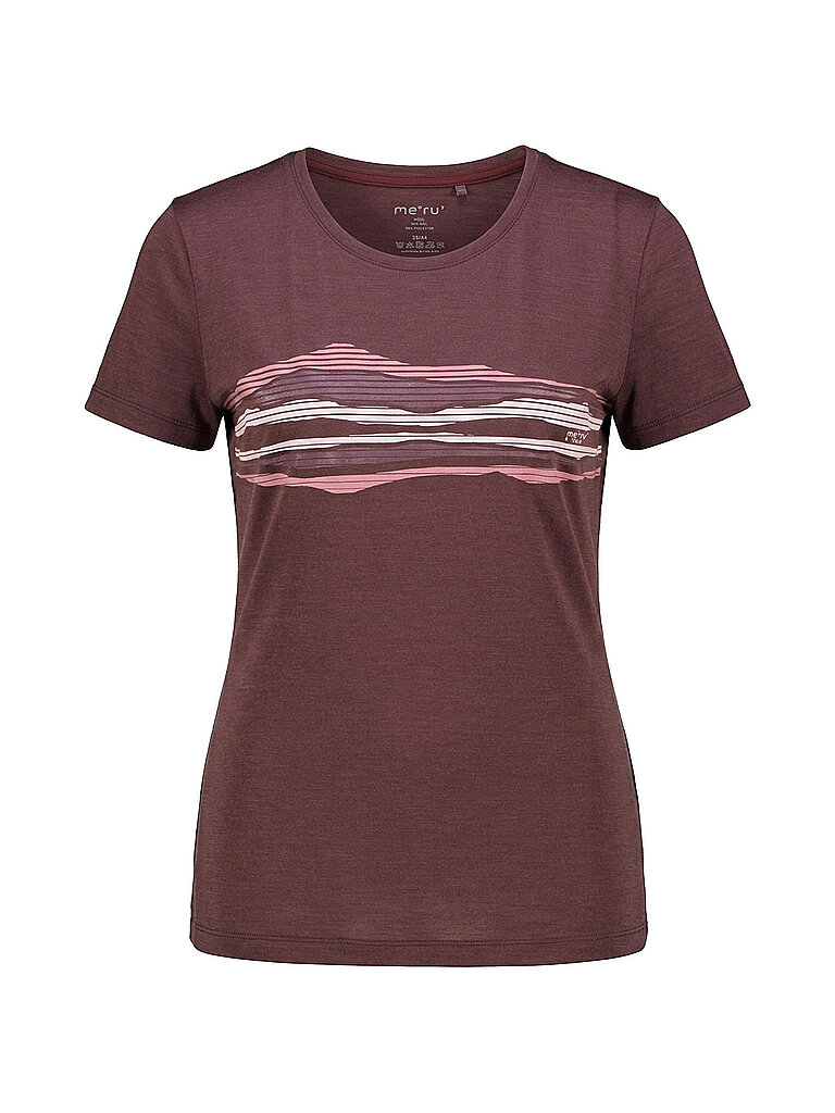 MERU Damen Funktionsshirt Sölvesborg dunkelrot | 36