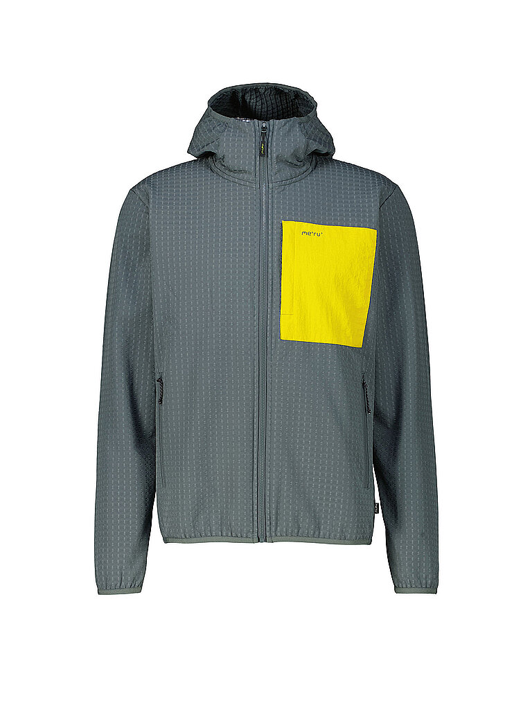 MERU Herren Softshelljacke Tunja Hoodie grau | M
