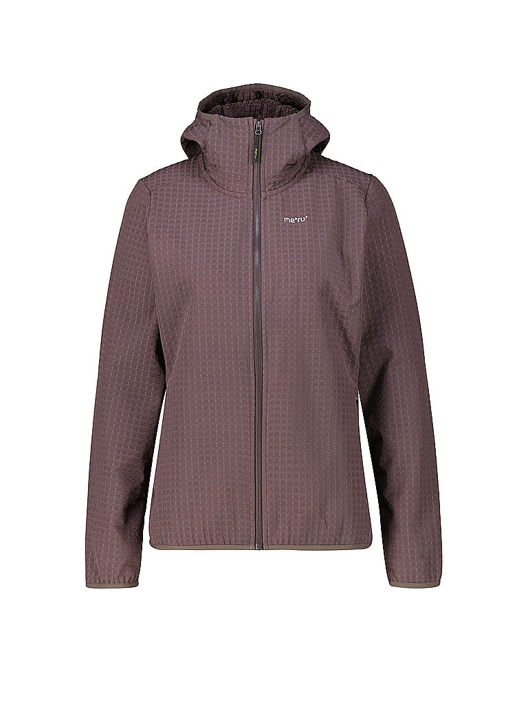 MERU Damen Softshelljacke Tunja Hoodie dunkelrot | M