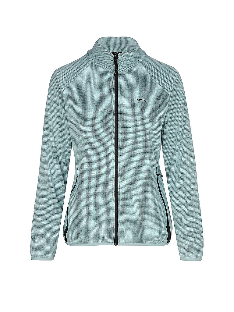 MERU Damen Fleecejacke Ohope Hoodie hellblau | S