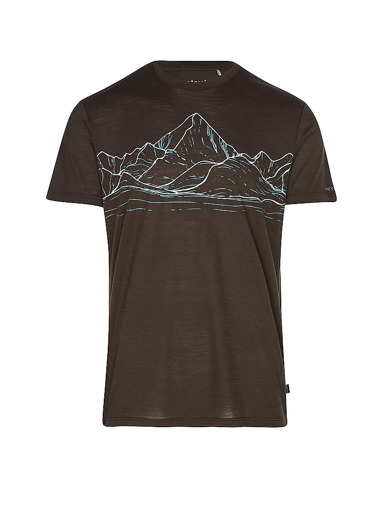 Herren Funktionsshirt Murtosa Woolmix braun XL M