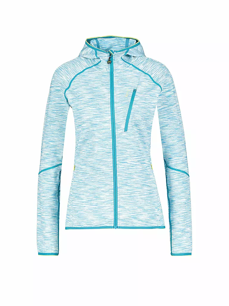 MERU | Damen Fleecejacke Assens Hoodie  | türkis