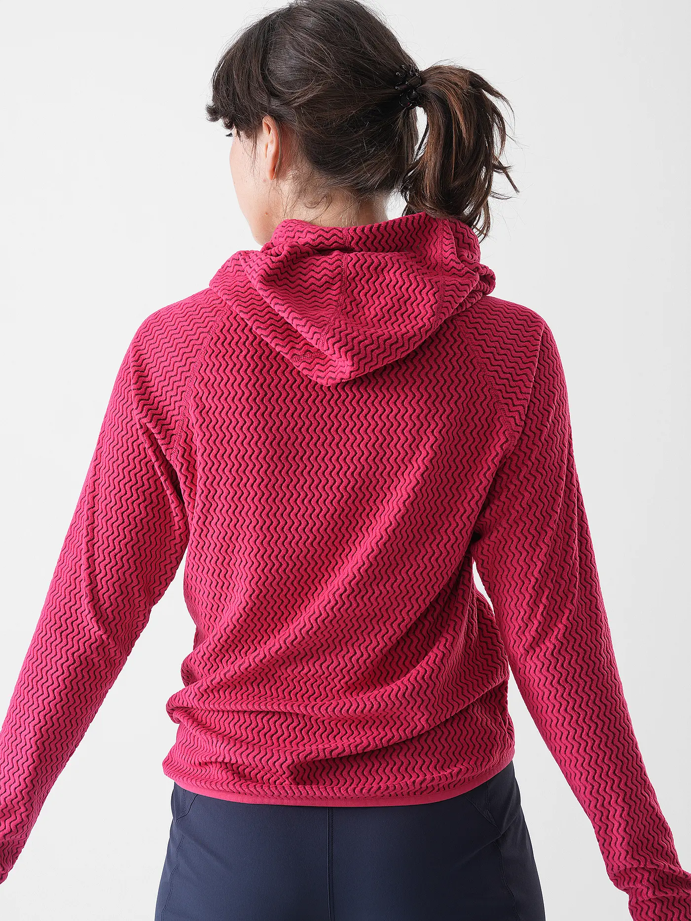 MERU | Damen Fleecejacke Calais Hoodie | beere