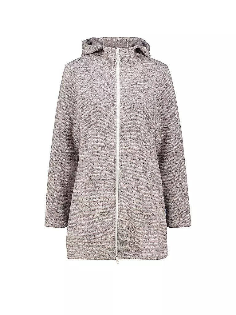 MERU | Damen Fleecejacke lang Bergen | rosa