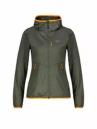 MERU | Damen Fleecejacke Silkeborg Stretch Hoodie | olive