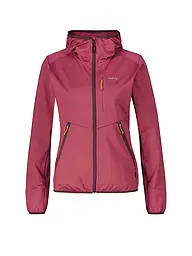 MERU | Damen Fleecejacke Silkeborg Stretch Hoodie | beere