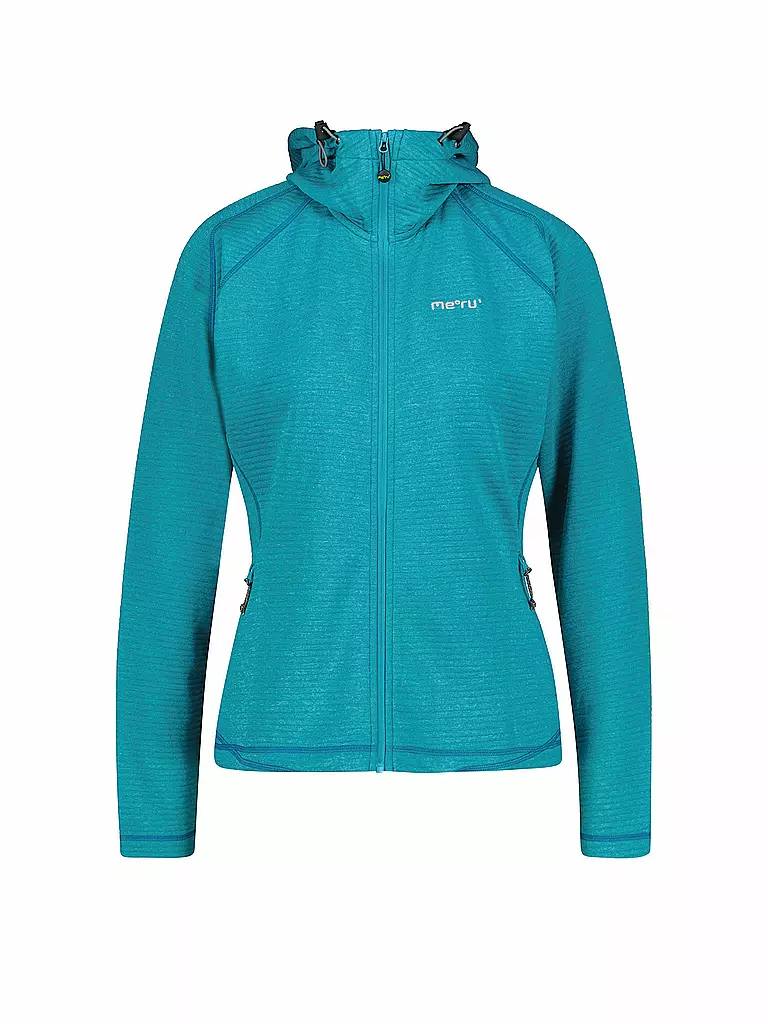 MERU | Damen Fleecjacke Outram W mit Kapuze | blau