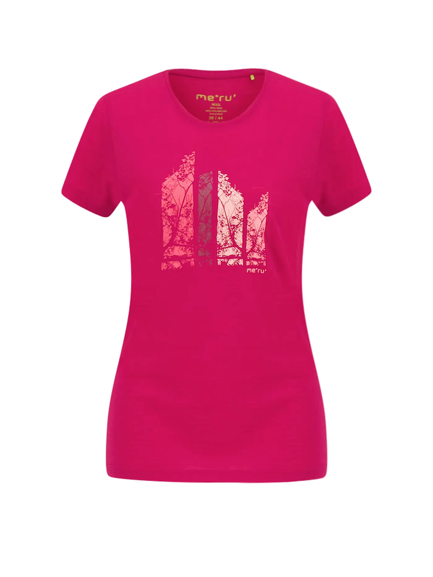 MERU | Damen Funktionsshirt Skive Wool | rot