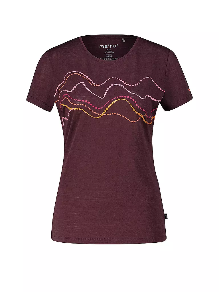 MERU | Damen Funktionsshirt Trelleborg Woolmix | braun
