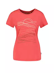 MERU | Damen Funktionsshirt Trofa Wool-Mix | koralle