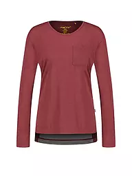 MERU | Damen Funktionsshirt Vaxholm Wool-Mix | dunkelrot
