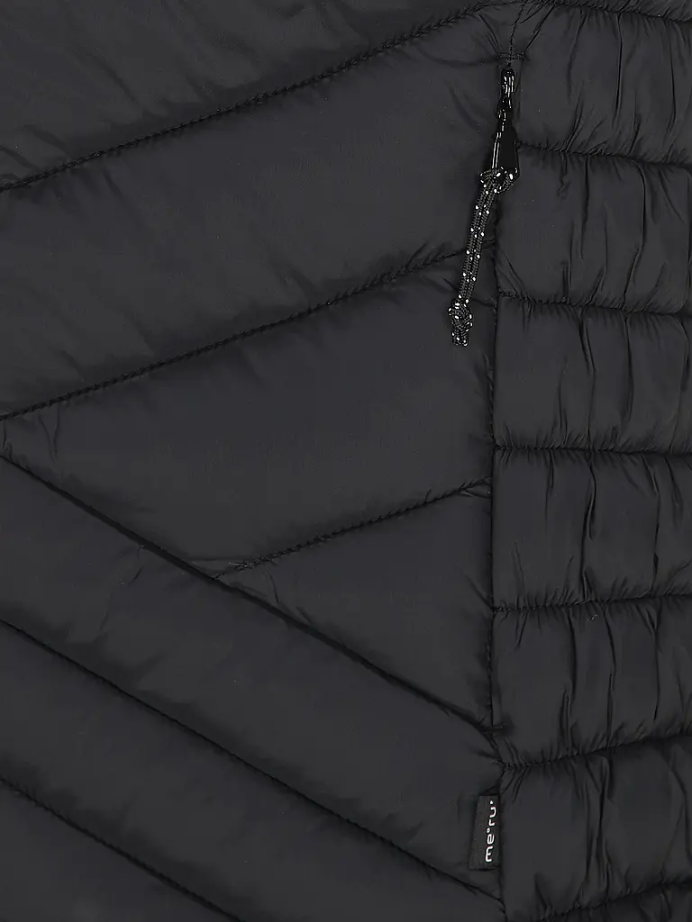 MERU | Damen Isoweste Rakaia Hoodie | schwarz