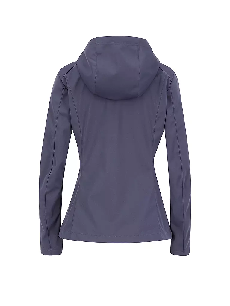 MERU | Damen Softshelljacke Meaux Hoodie | schwarz