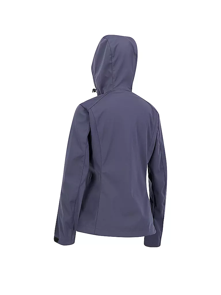 MERU | Damen Softshelljacke Meaux Hoodie | schwarz