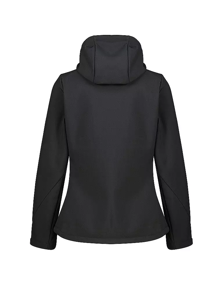 MERU | Damen Softshelljacke Talcahuano Hoodie | schwarz