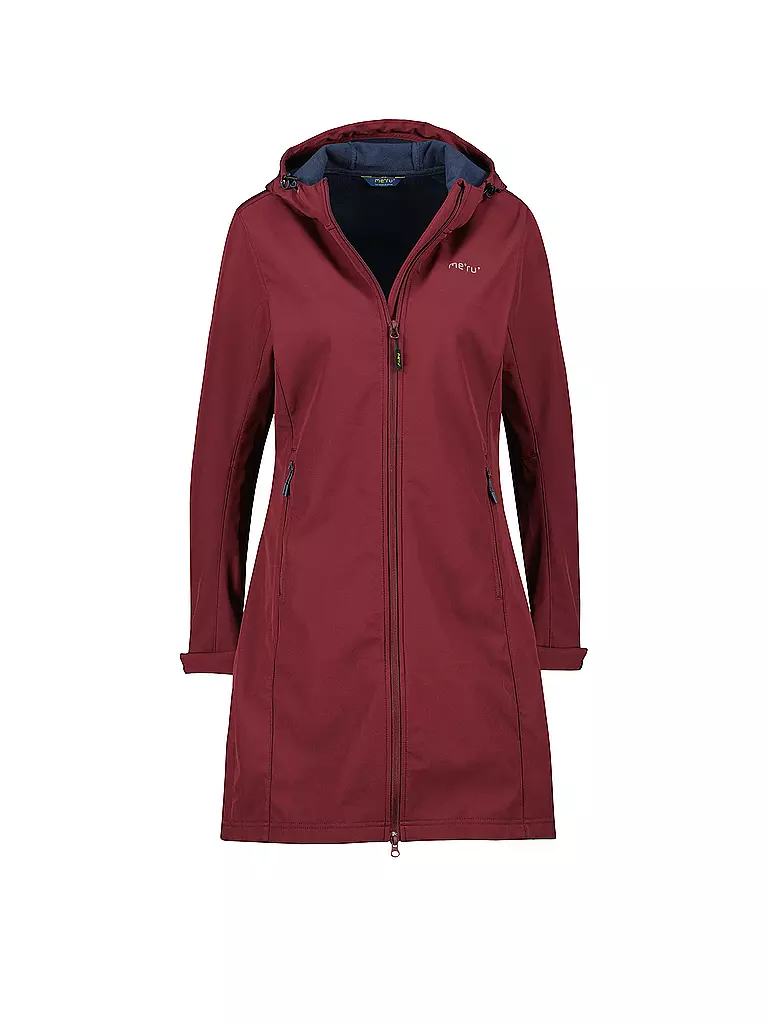 MERU | Damen Softshellmantel Brest | rot