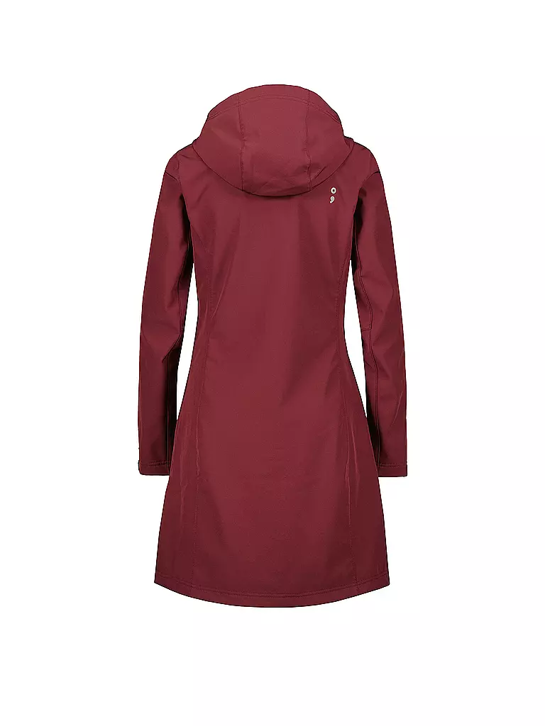 MERU | Damen Softshellmantel Brest | rot