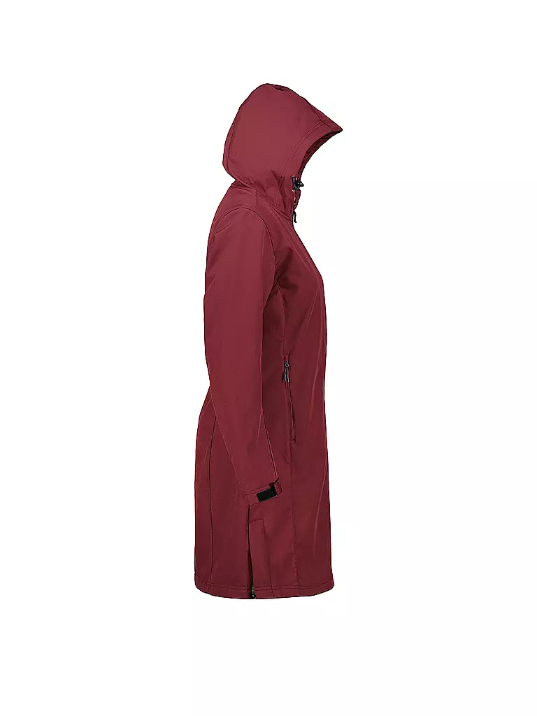 MERU | Damen Softshellmantel Brest | rot