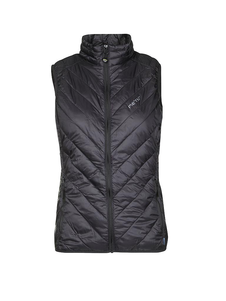 MERU | Damen Steppweste White Rock | schwarz