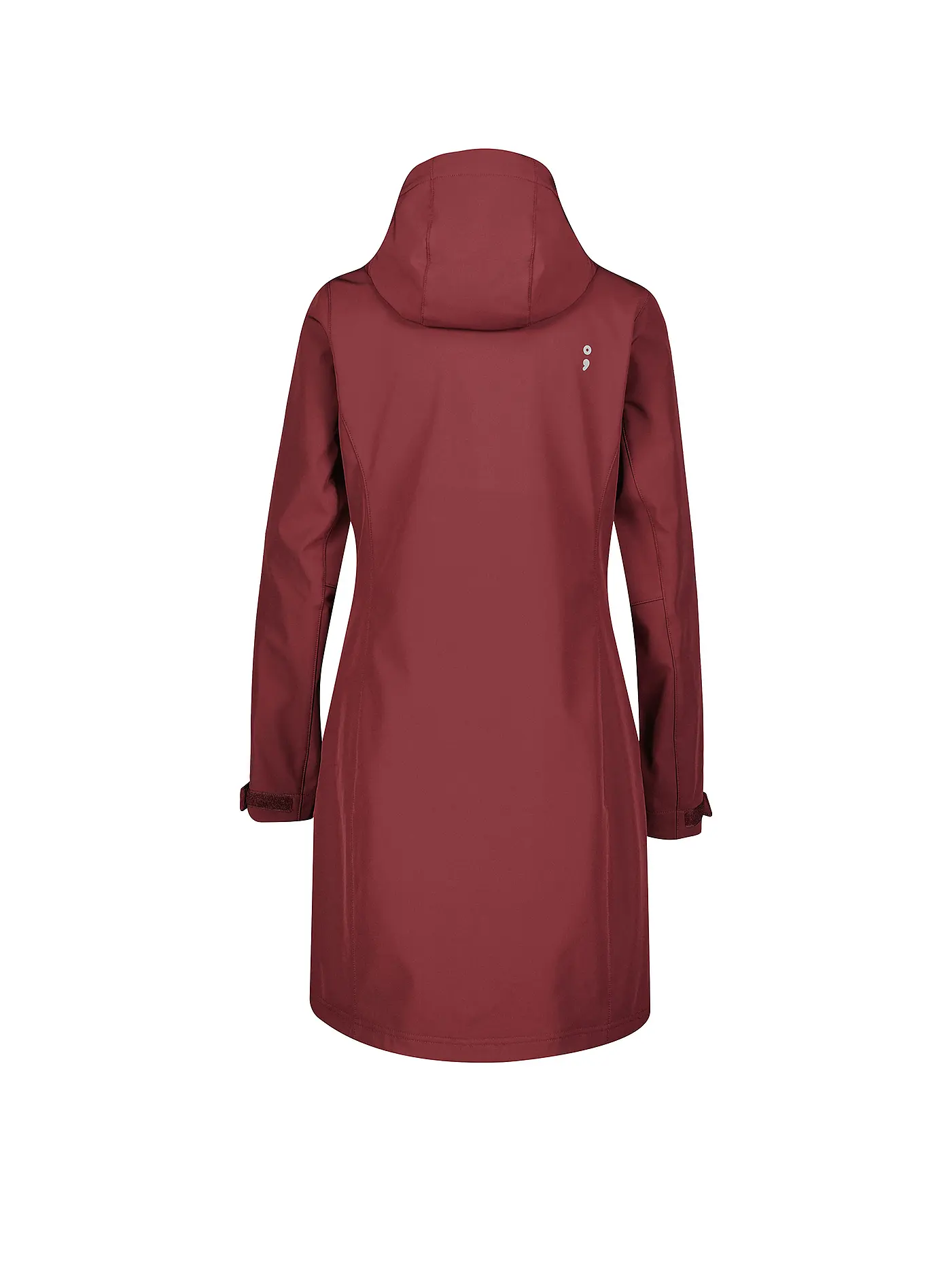 MERU | Damen Winter Softshellmanten Touloluse Hoodie | dunkelrot