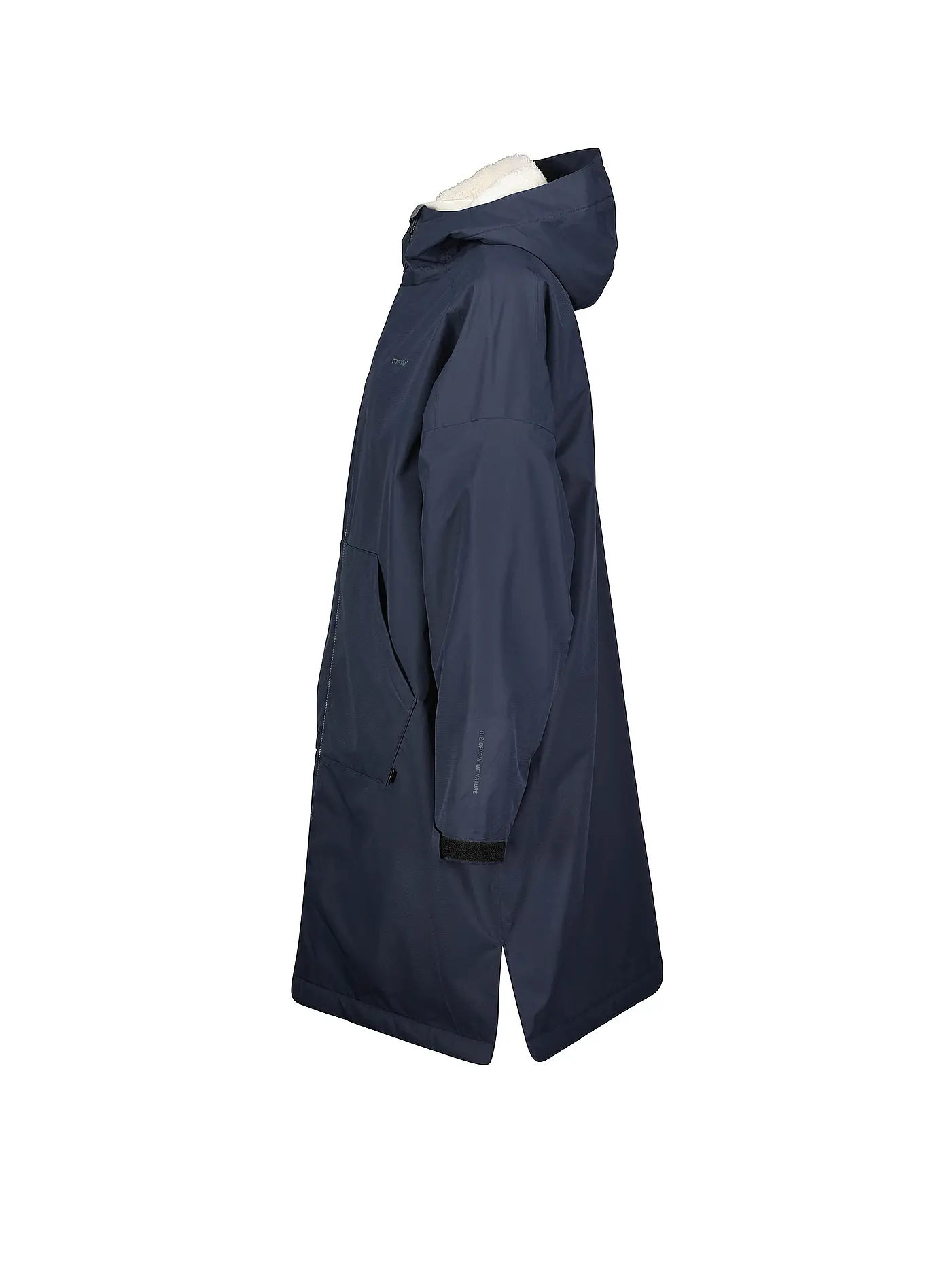 MERU | Damen Wintermantel Aalborg Loos Packable Hoodie | dunkelblau